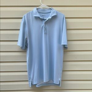 johnnie-O Blue Polo Shirt Casual Cotton Blend
